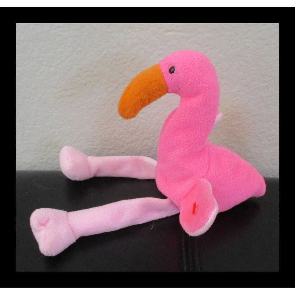 Ty Beanie Baby Pinky the Flamingo NO TAG
